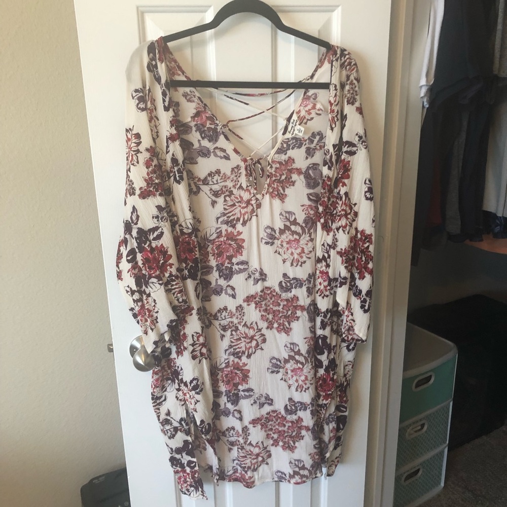 Floral kimono.